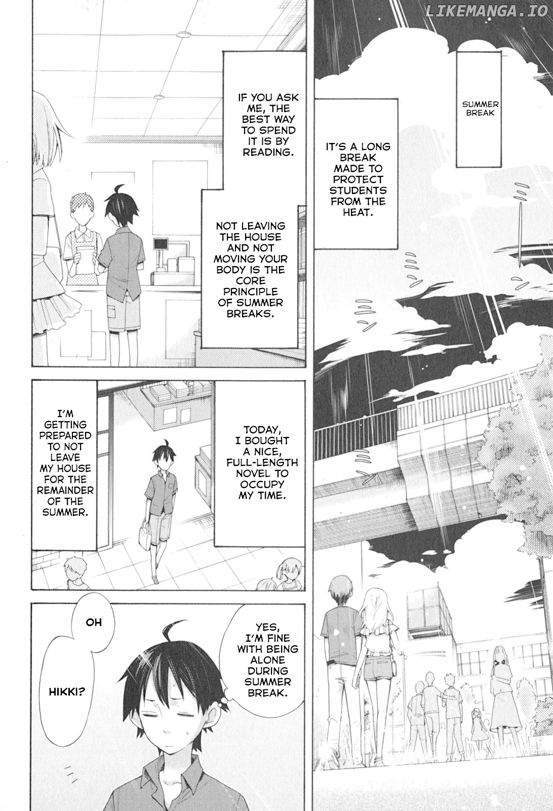 Yahari Ore no Seishun Rabukome wa Machigatte Iru. - Mougenroku chapter 33.5 - page 3