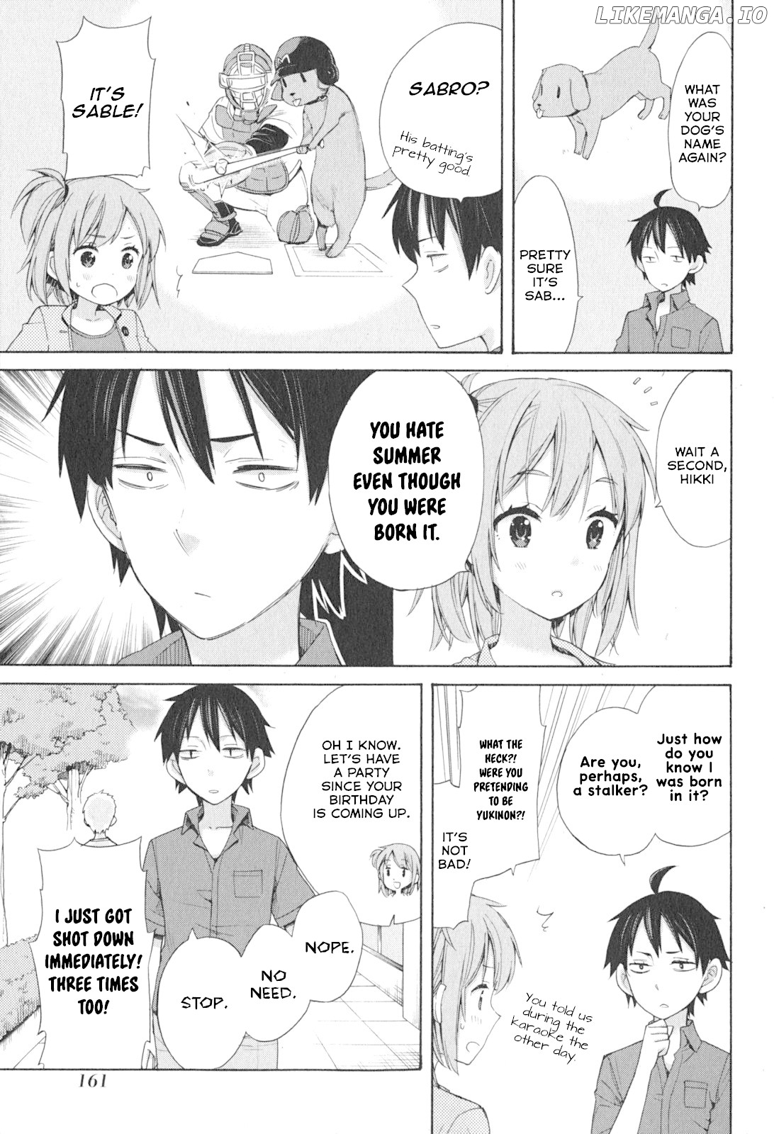 Yahari Ore no Seishun Rabukome wa Machigatte Iru. - Mougenroku chapter 33.5 - page 6