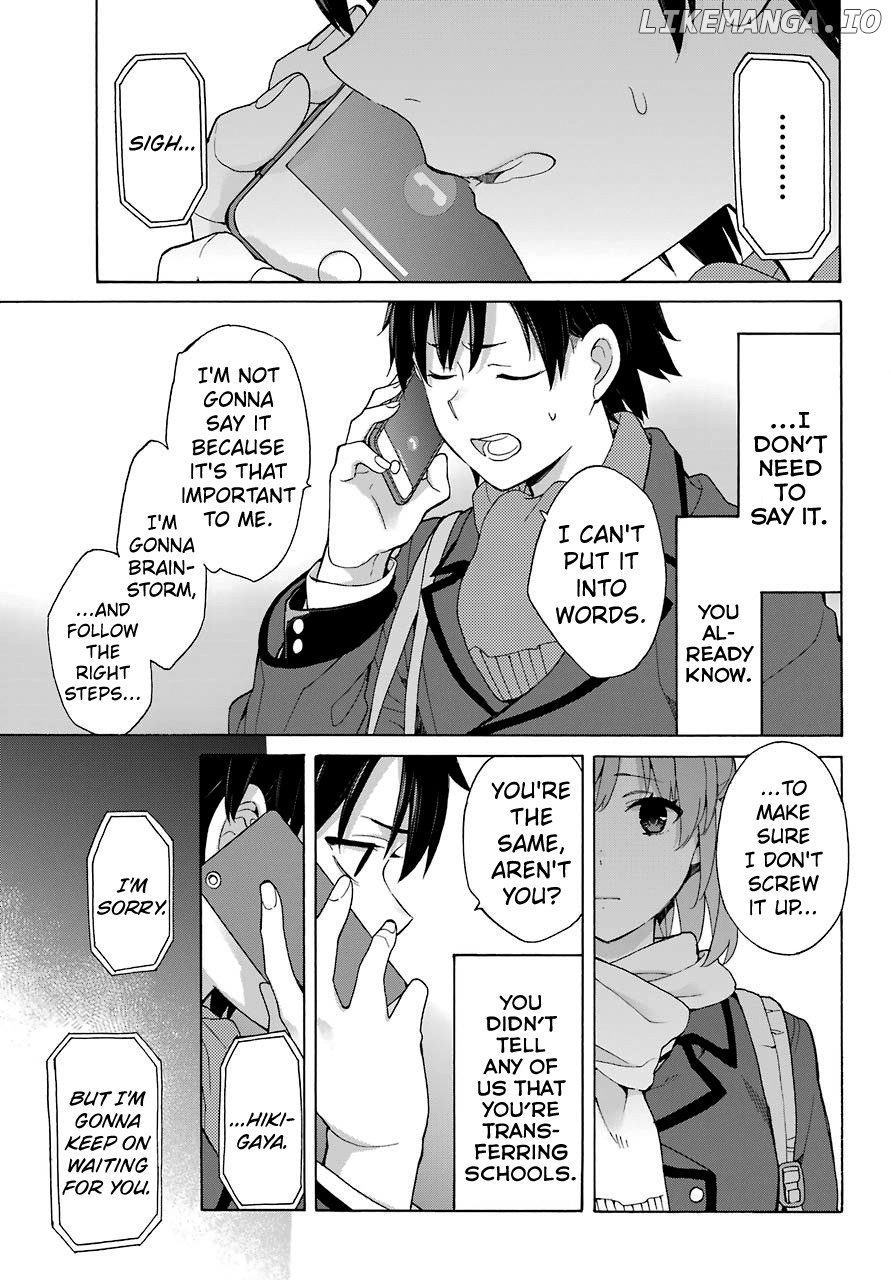 Yahari Ore no Seishun Rabukome wa Machigatte Iru. - Mougenroku chapter 74 - page 19
