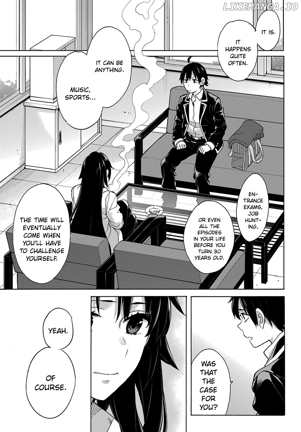 Yahari Ore no Seishun Rabukome wa Machigatte Iru. - Mougenroku chapter 76 - page 9