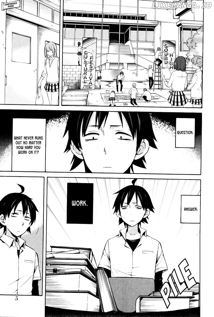 Yahari Ore no Seishun Rabukome wa Machigatte Iru. - Mougenroku chapter 22 - page 3