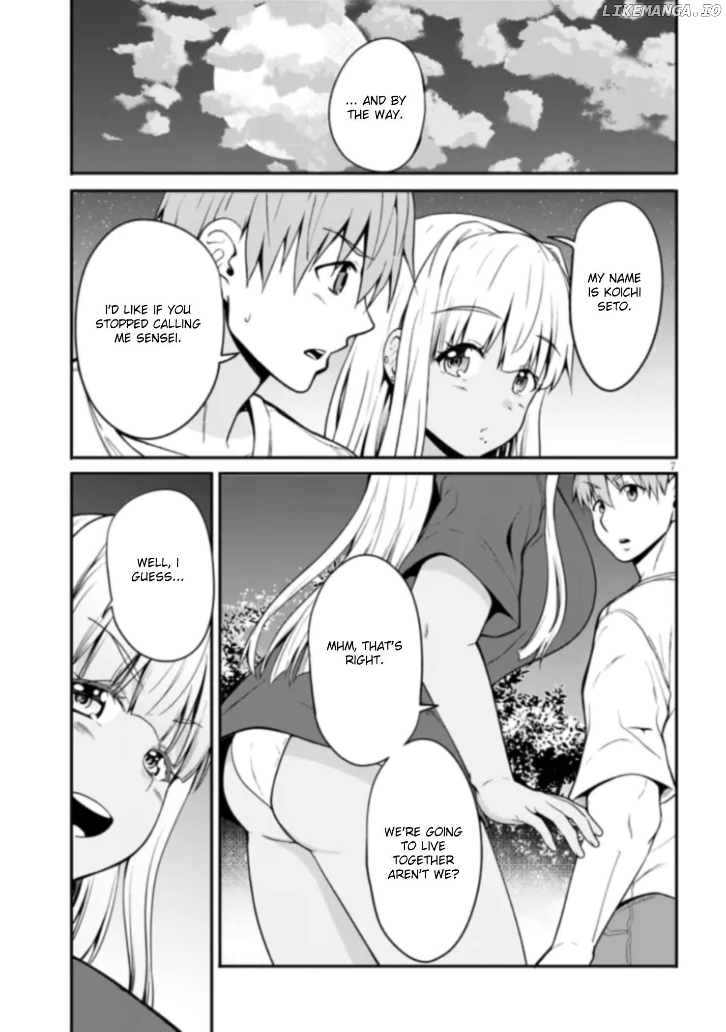 Inaka no Kuro Gal JK to Kekkon Shimashita Chapter 2.1 - page 7