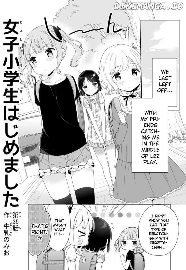 Joshi Shougakusei Hajimemashita chapter 35 - page 1