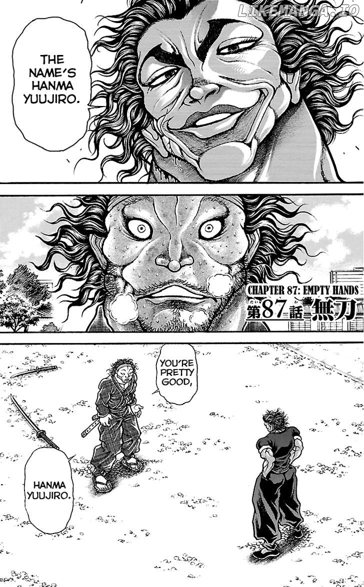 Baki Dou chapter 87 - page 1