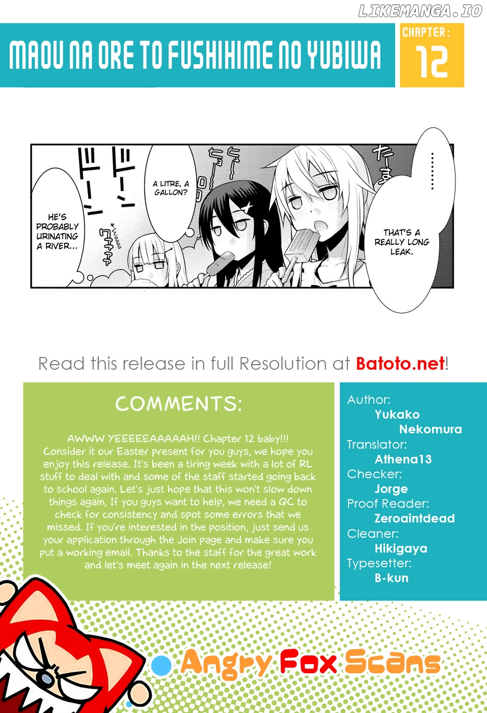 Maou na Ore to Fushihime no Yubiwa chapter 12 - page 34