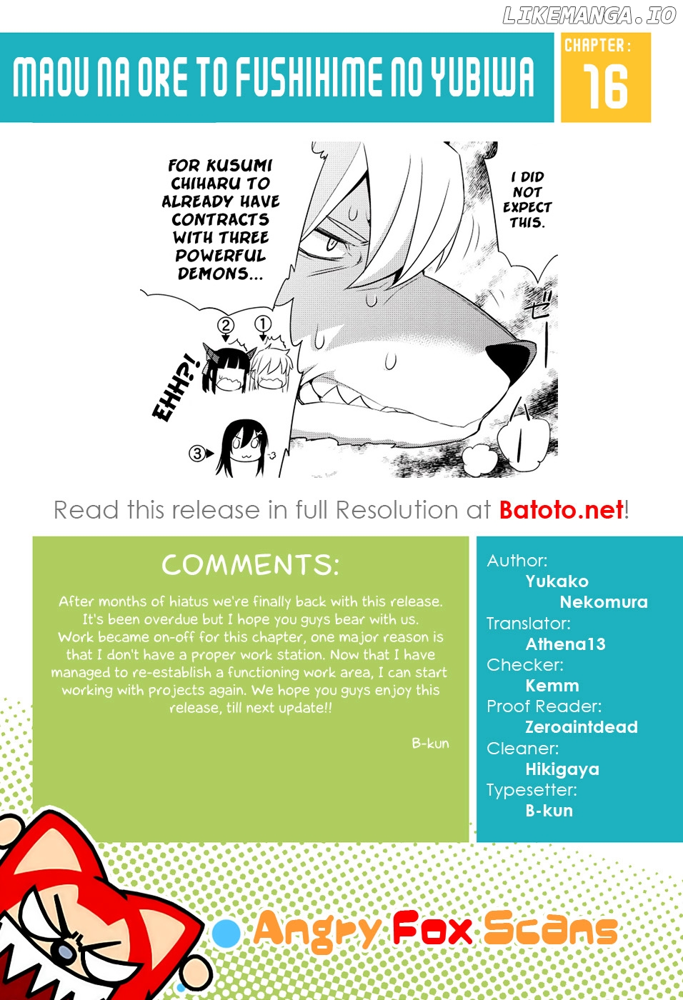 Maou na Ore to Fushihime no Yubiwa chapter 16 - page 29