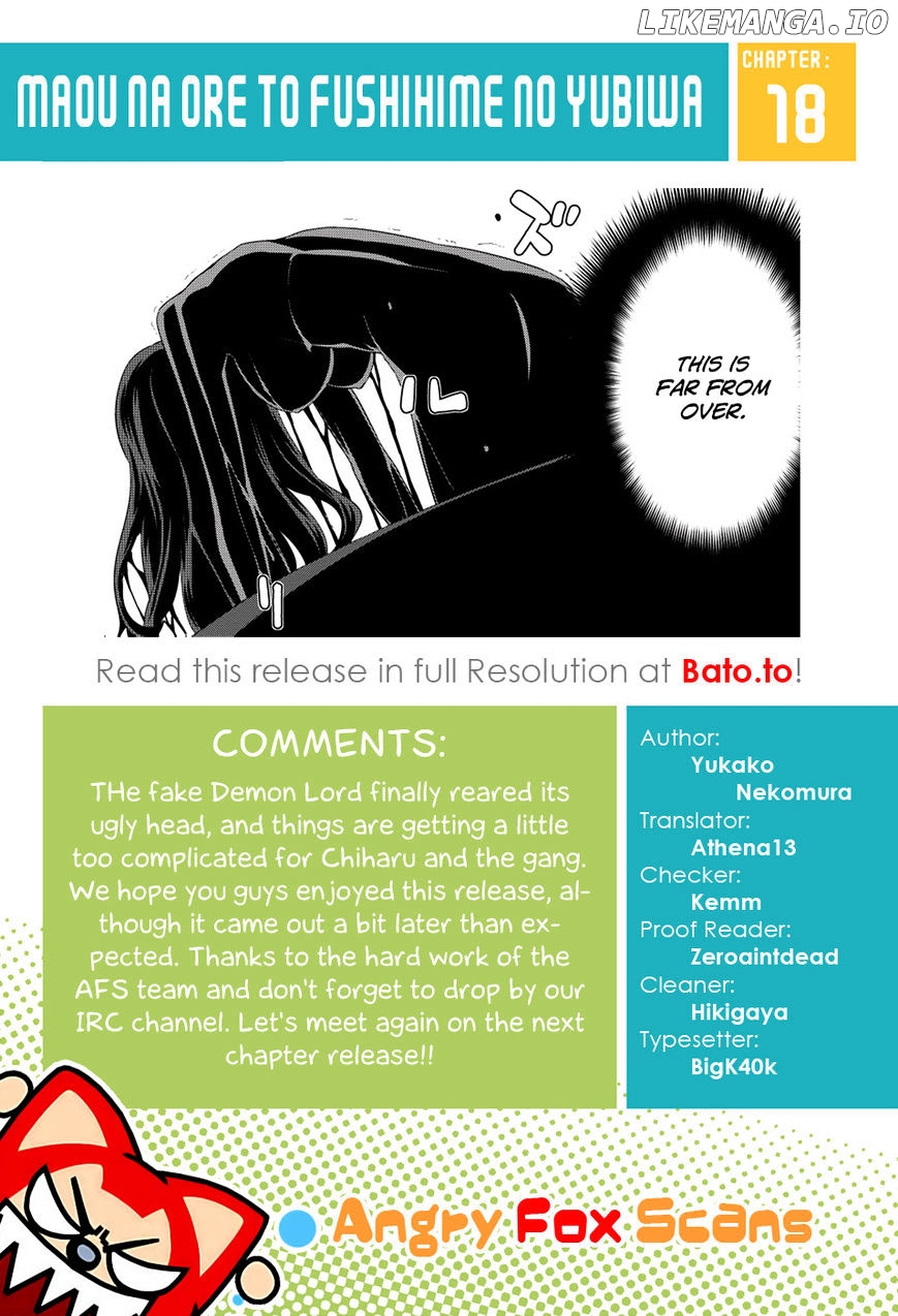Maou na Ore to Fushihime no Yubiwa chapter 18 - page 22