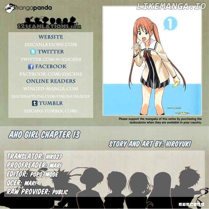 Aho Girl chapter 13 - page 8