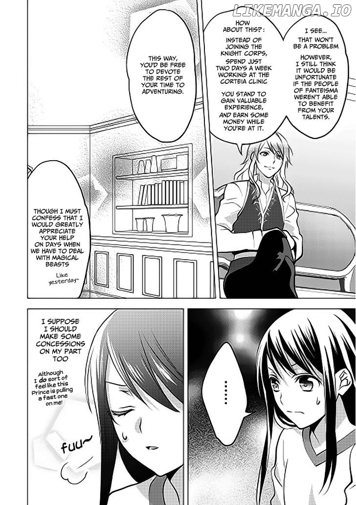 Isekai de "Kuro no Iyashi Te" tte Yobarete Imasu chapter 5 - page 23
