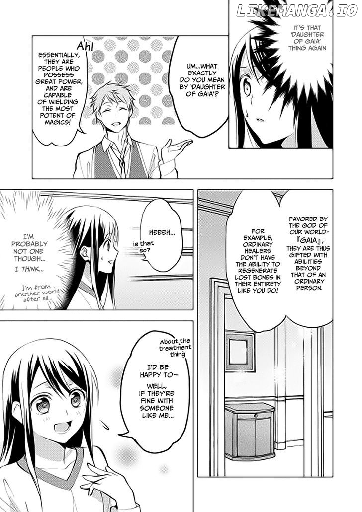 Isekai de "Kuro no Iyashi Te" tte Yobarete Imasu chapter 6 - page 22