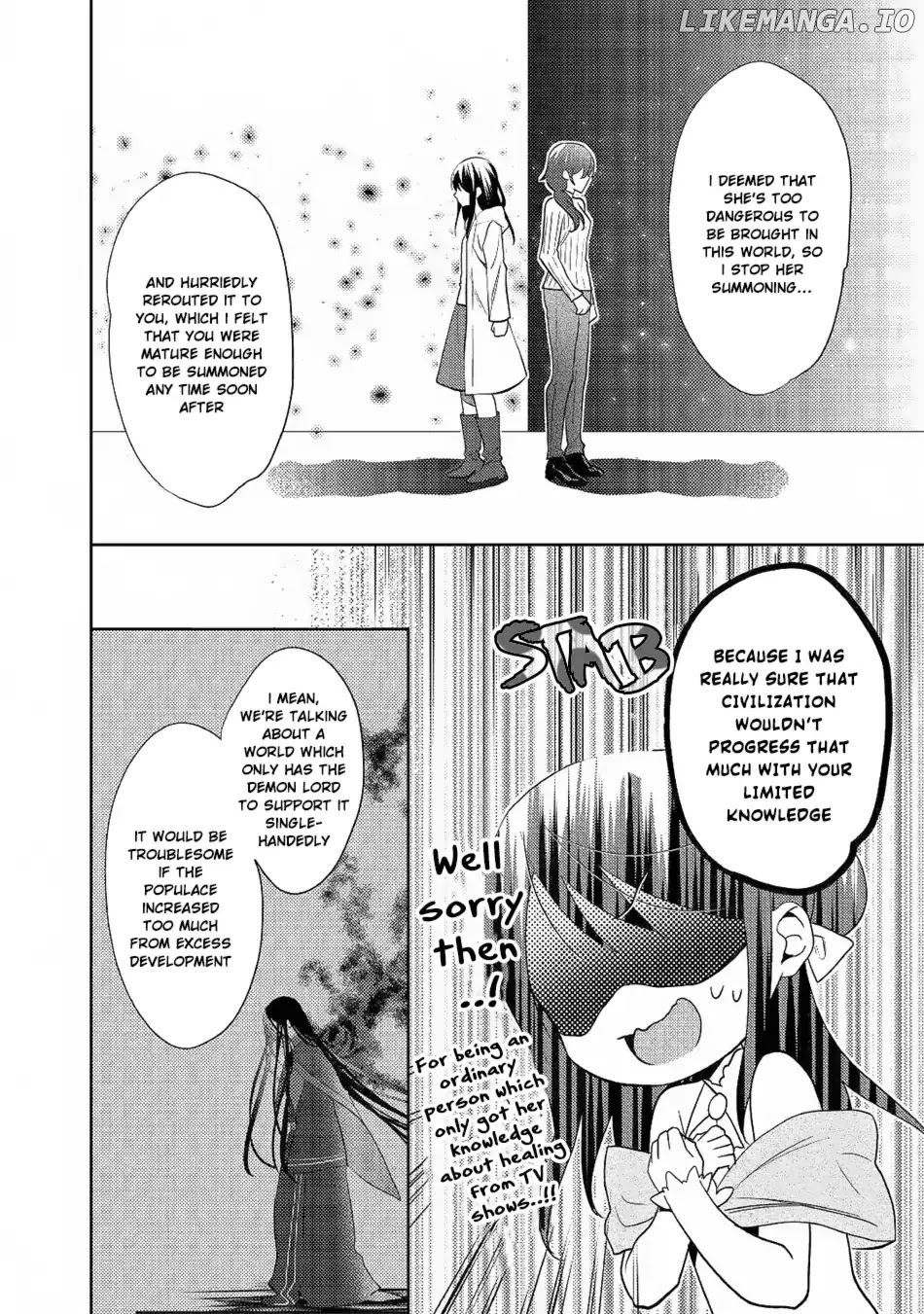 Isekai de "Kuro no Iyashi Te" tte Yobarete Imasu chapter 33 - page 21