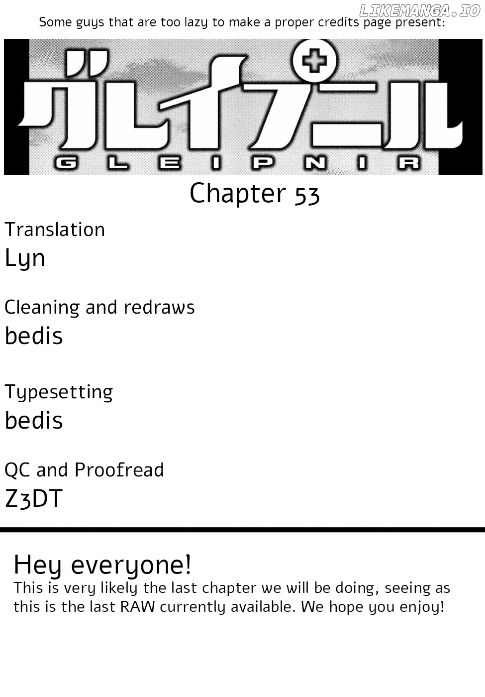 Gleipnir - Manga chapter 53 - page 1