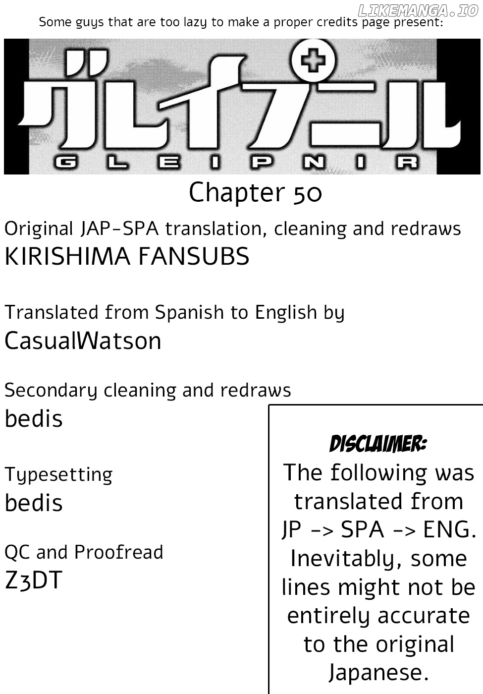 Gleipnir - Manga chapter 50 - page 1