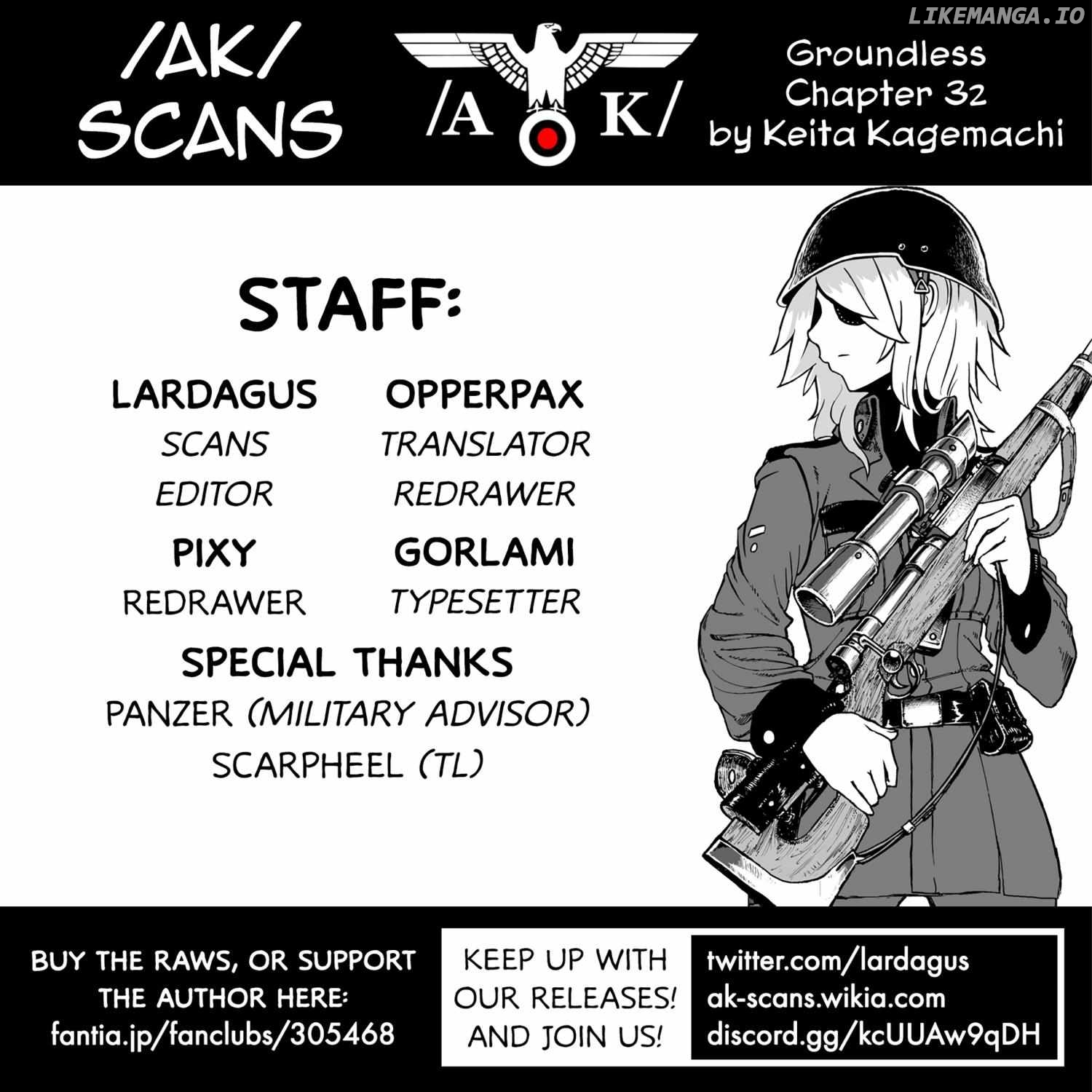 Groundless - Sekigan no Sogekihei chapter 32 - page 34