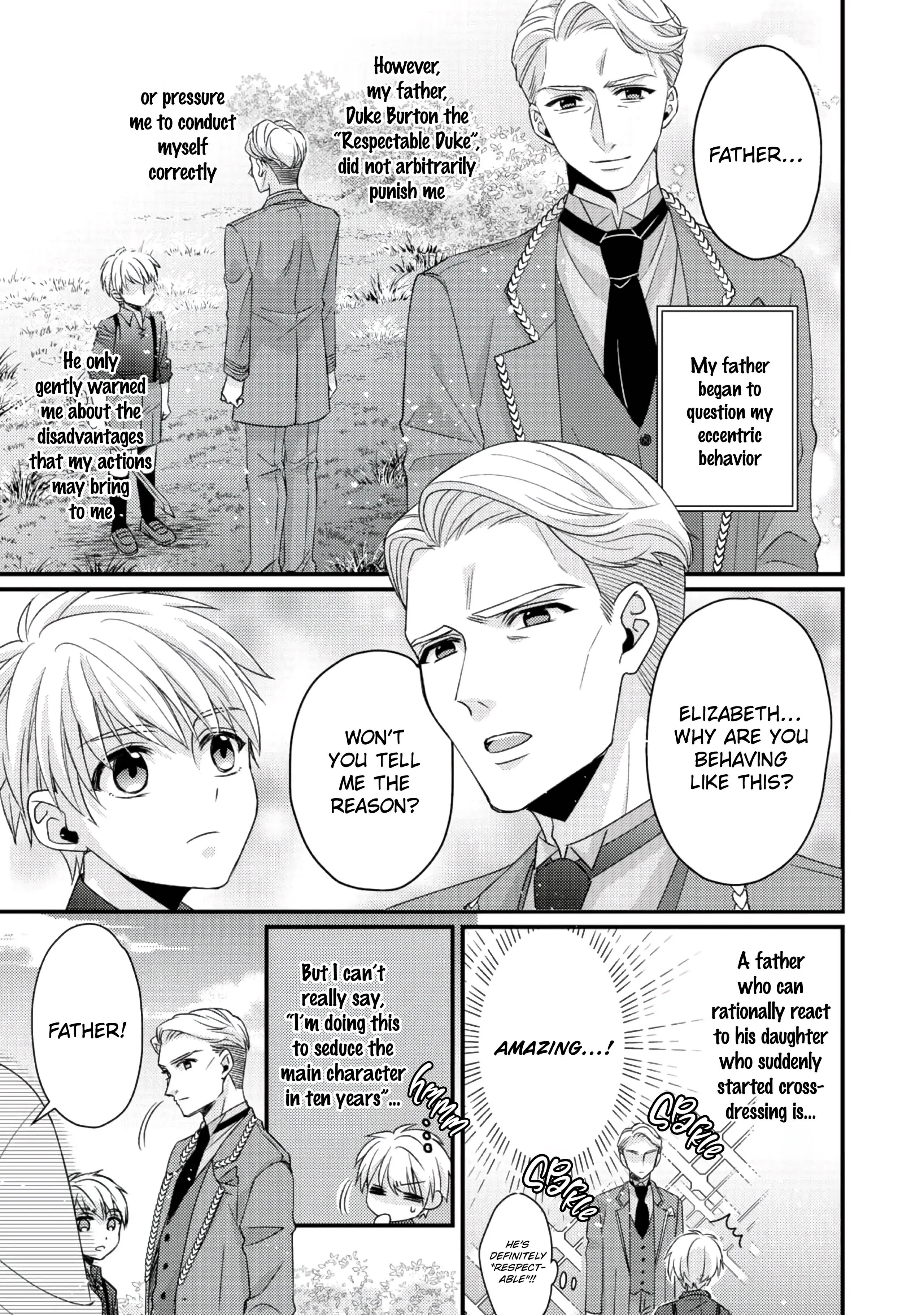Mob Douzen No Akuyaku Reijou Wa Dansou Shite Kouryaku Taishou No Za O Nerau Chapter 1 - page 20