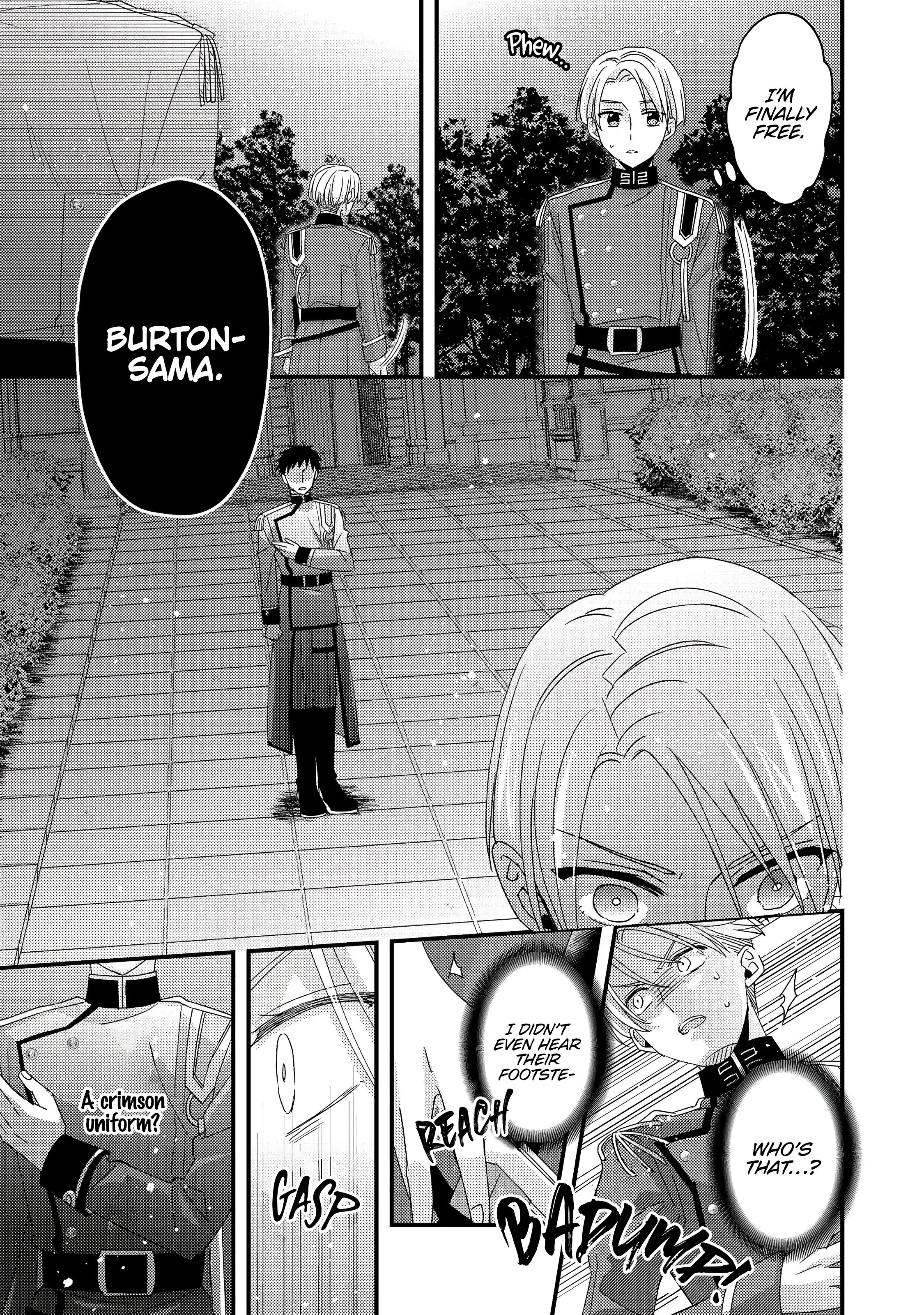 Mob Douzen No Akuyaku Reijou Wa Dansou Shite Kouryaku Taishou No Za O Nerau Chapter 3 - page 47