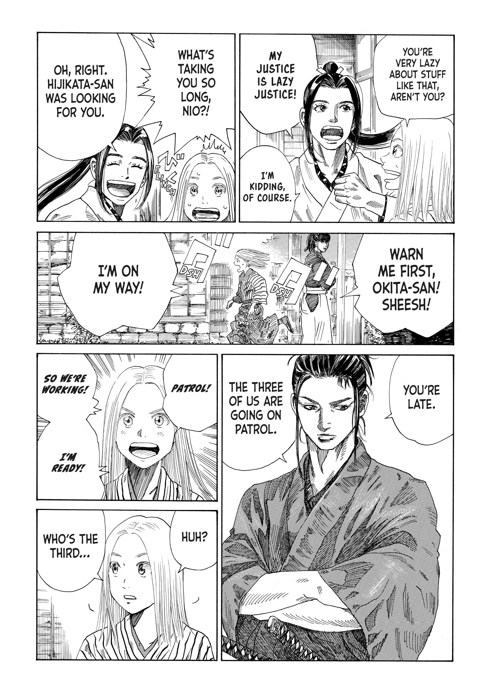 The Blue Wolves of Mibu Chapter 3 - page 4