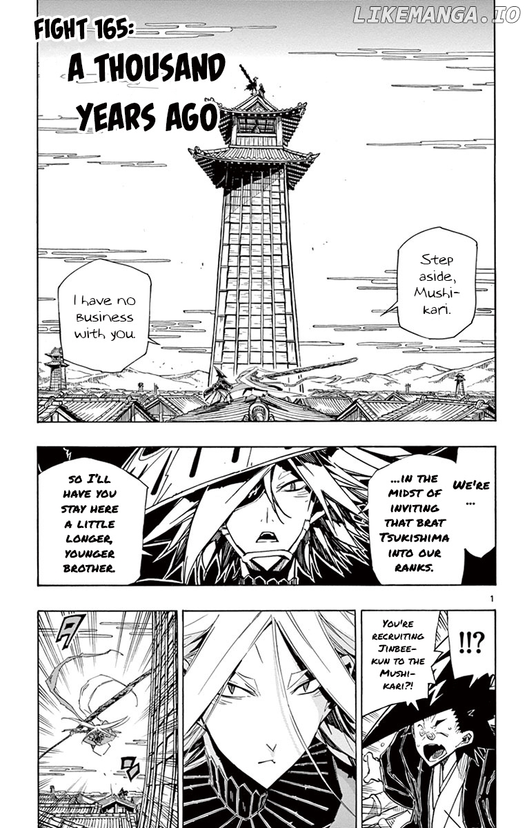Joujuu Senjin!! Mushibugyo chapter 165 - page 1