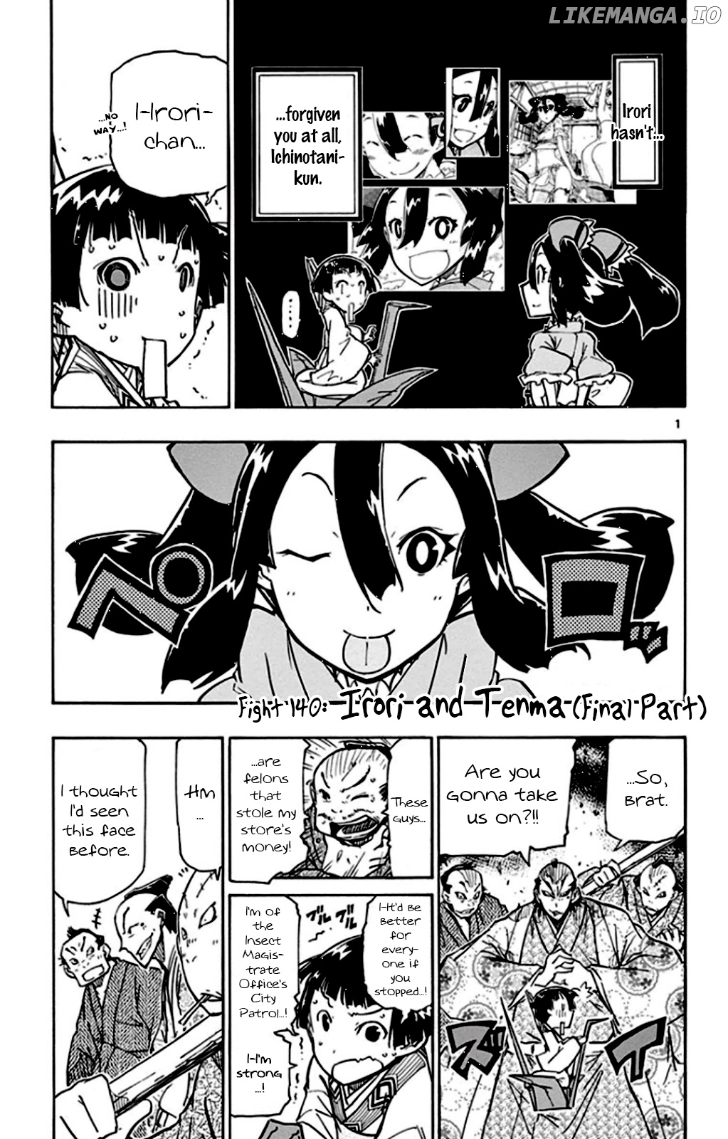 Joujuu Senjin!! Mushibugyo chapter 140 - page 1