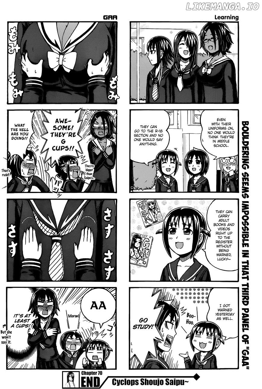 Cyclops Shoujo Saipu~ chapter 70 - page 4