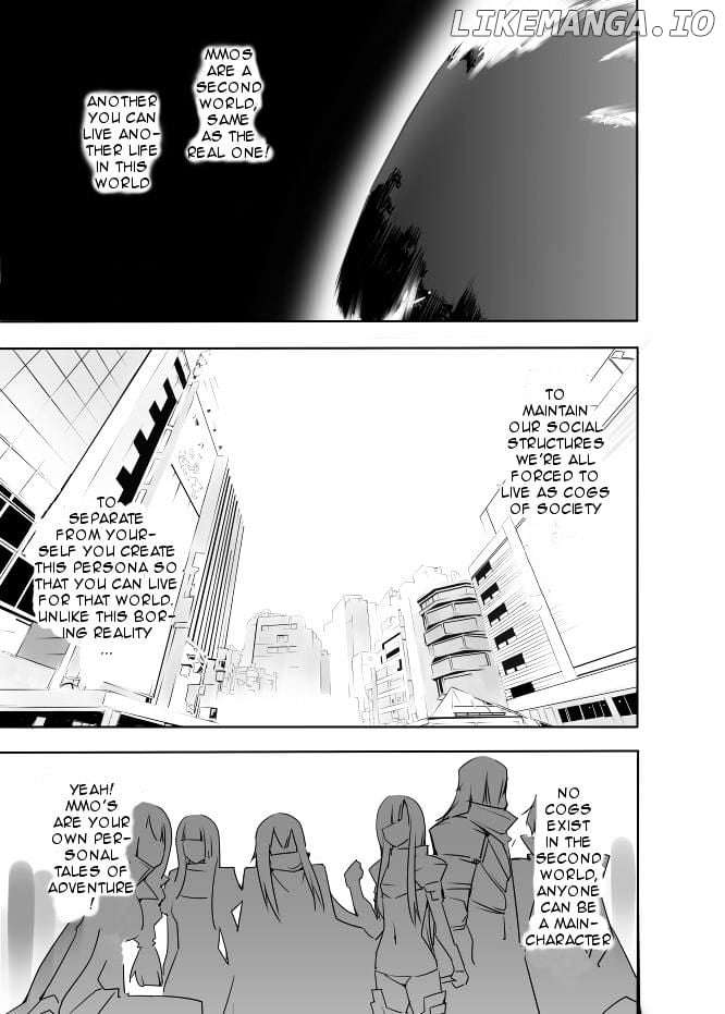 I got stuck in real life, so it's okay to get addicted to an MMO, right? chapter 5 - page 3