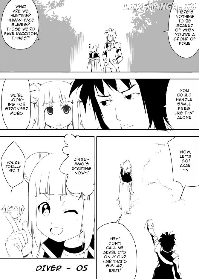I got stuck in real life, so it's okay to get addicted to an MMO, right? chapter 8 - page 1