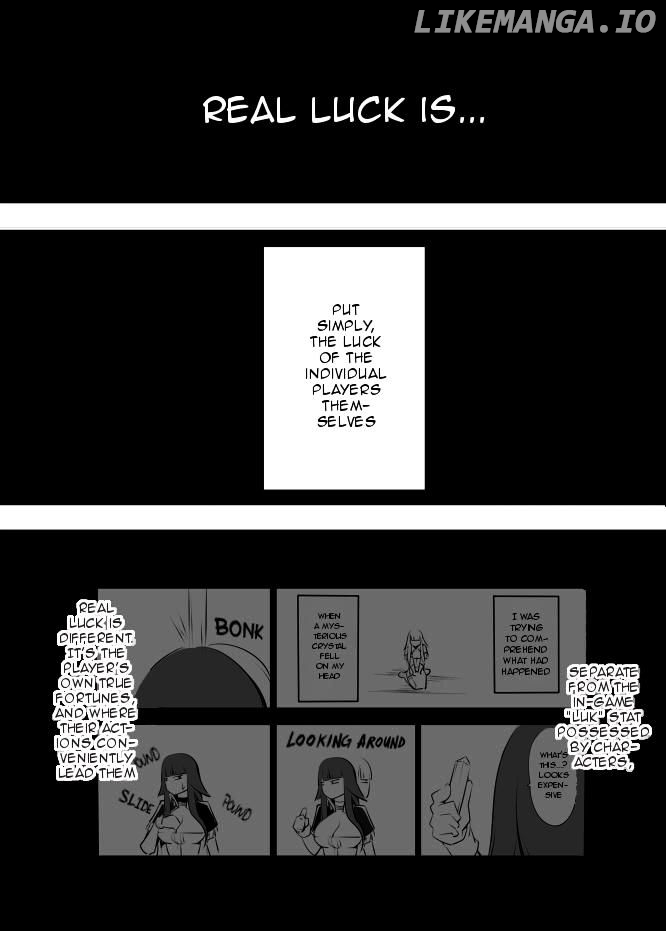 I got stuck in real life, so it's okay to get addicted to an MMO, right? chapter 25 - page 1