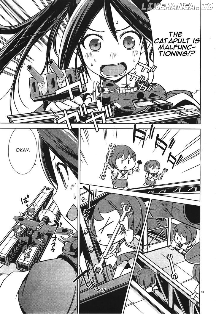 Kantai Collection - Kankore - Itsuka Shizuka na Umi de chapter 4 - page 12