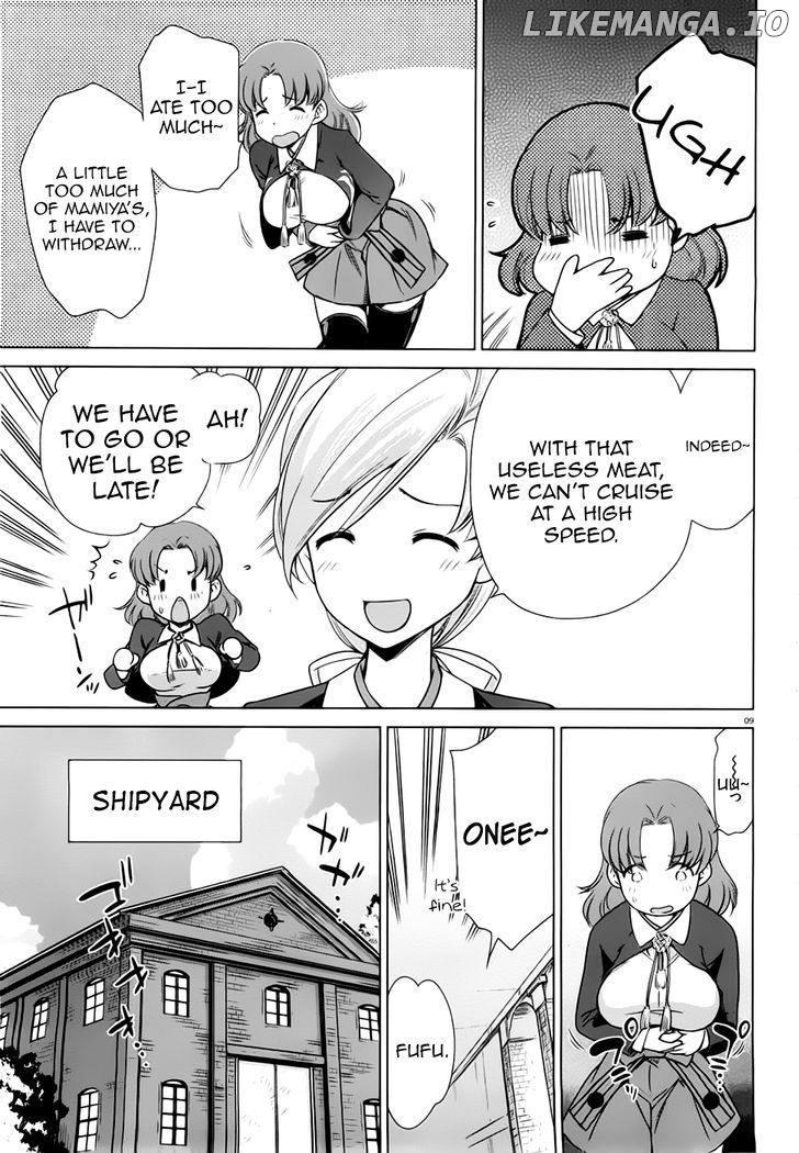 Kantai Collection - Kankore - Itsuka Shizuka na Umi de chapter 6 - page 9