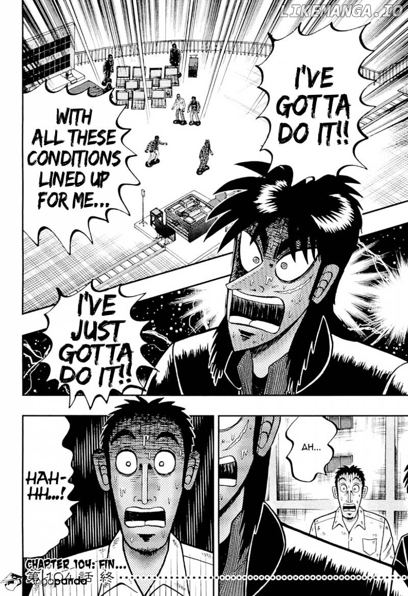 Tobaku Datenroku Kaiji: Kazuyahen chapter 104 - page 22