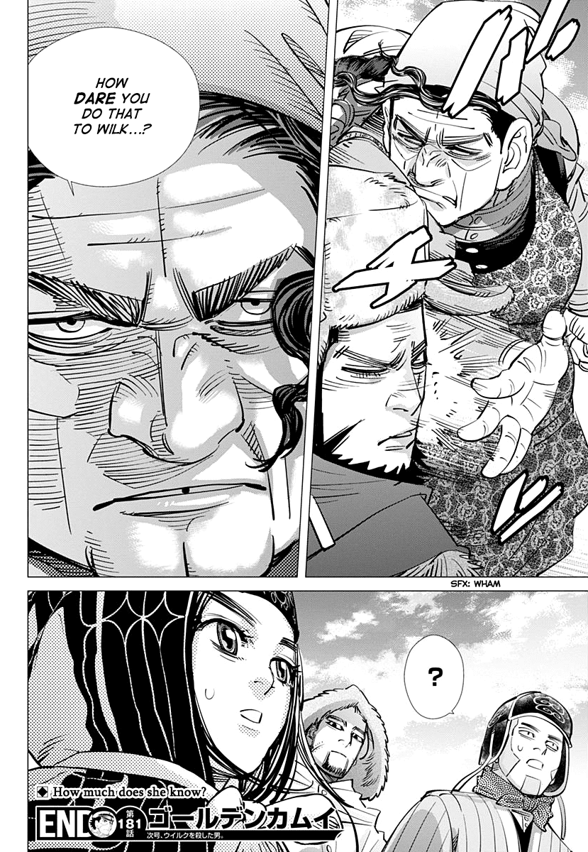 Golden Kamui chapter 181 - page 18