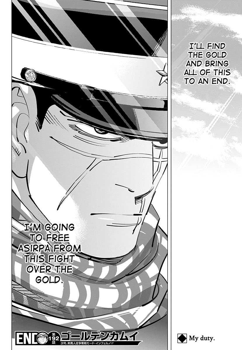 Golden Kamui chapter 192 - page 18