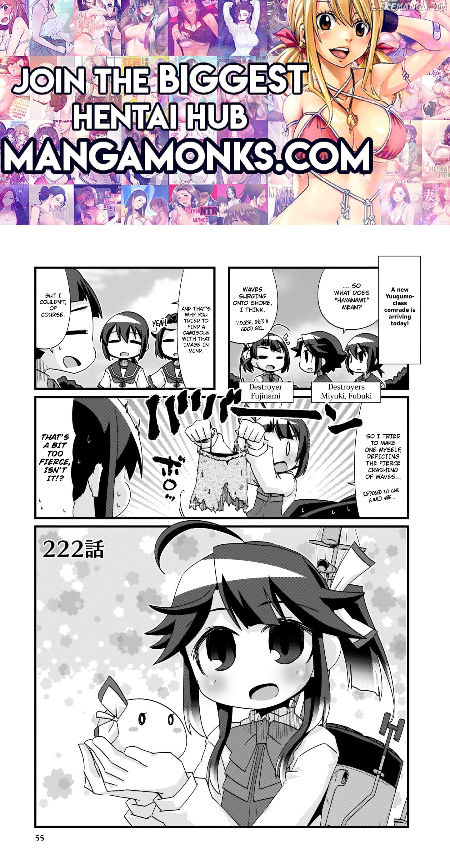 Kantai Collection - Kankore - 4-koma Comic - Fubuki, Ganbarimasu! Chapter 222 - page 1
