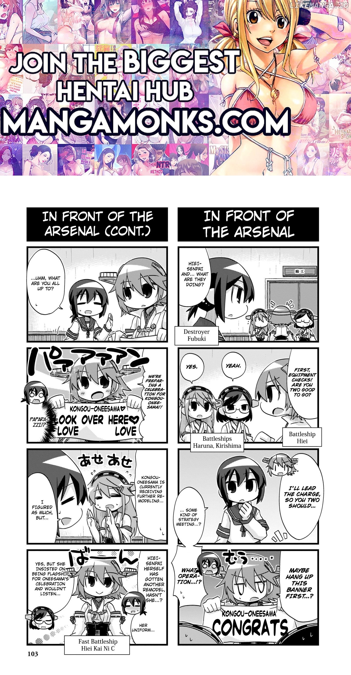 Kantai Collection - Kankore - 4-koma Comic - Fubuki, Ganbarimasu! Chapter 228 - page 1