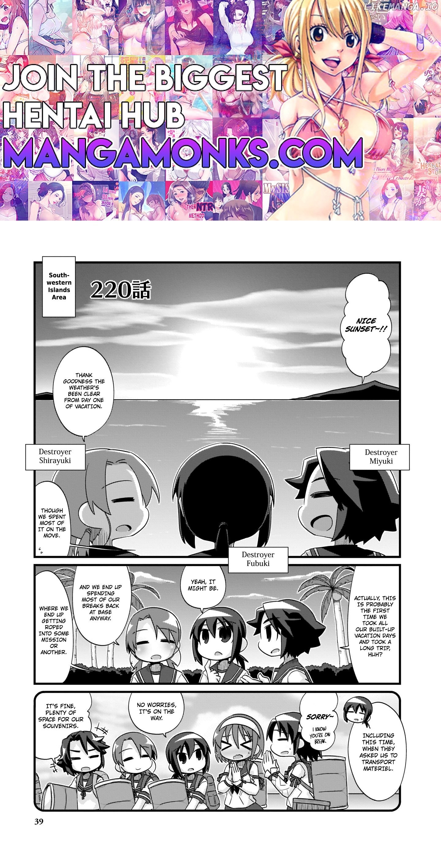 Kantai Collection - Kankore - 4-koma Comic - Fubuki, Ganbarimasu! Chapter 220 - page 1