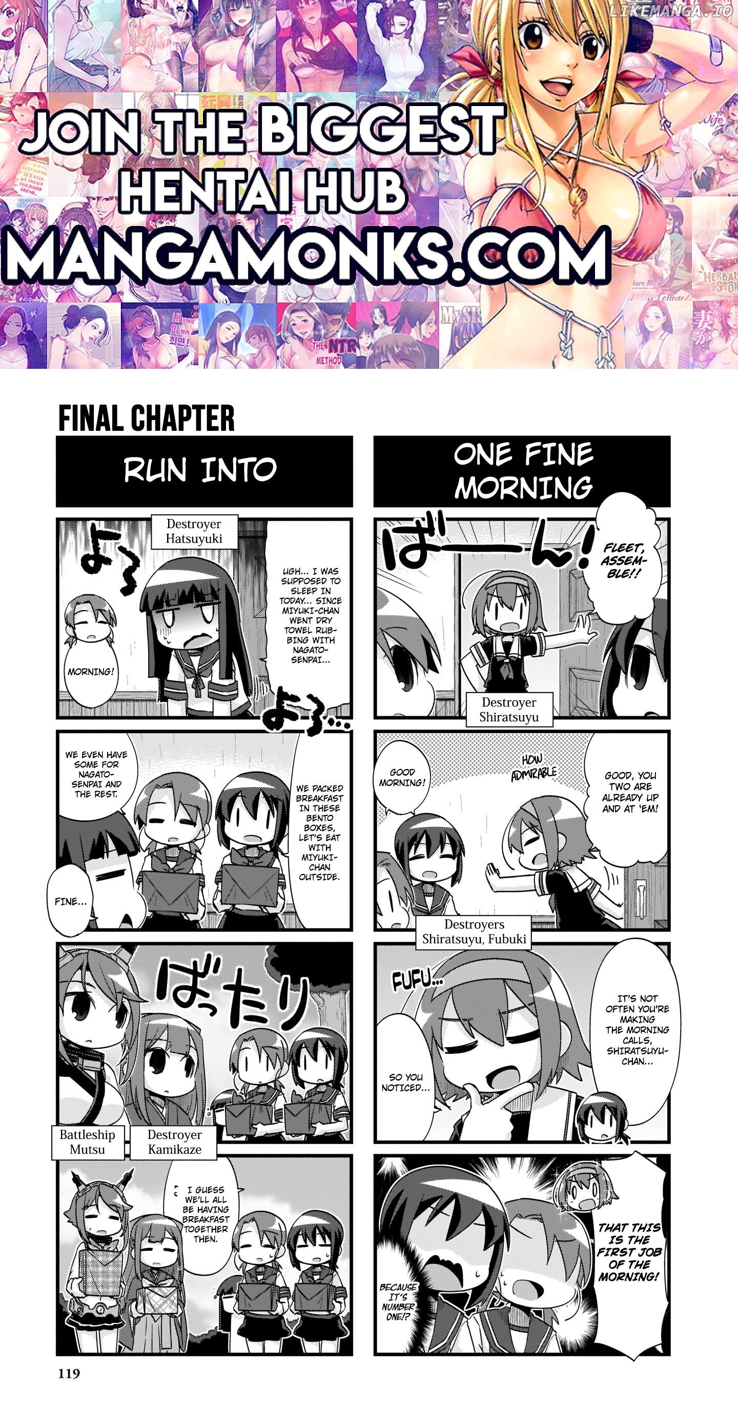 Kantai Collection - Kankore - 4-koma Comic - Fubuki, Ganbarimasu! Chapter 230 - page 1