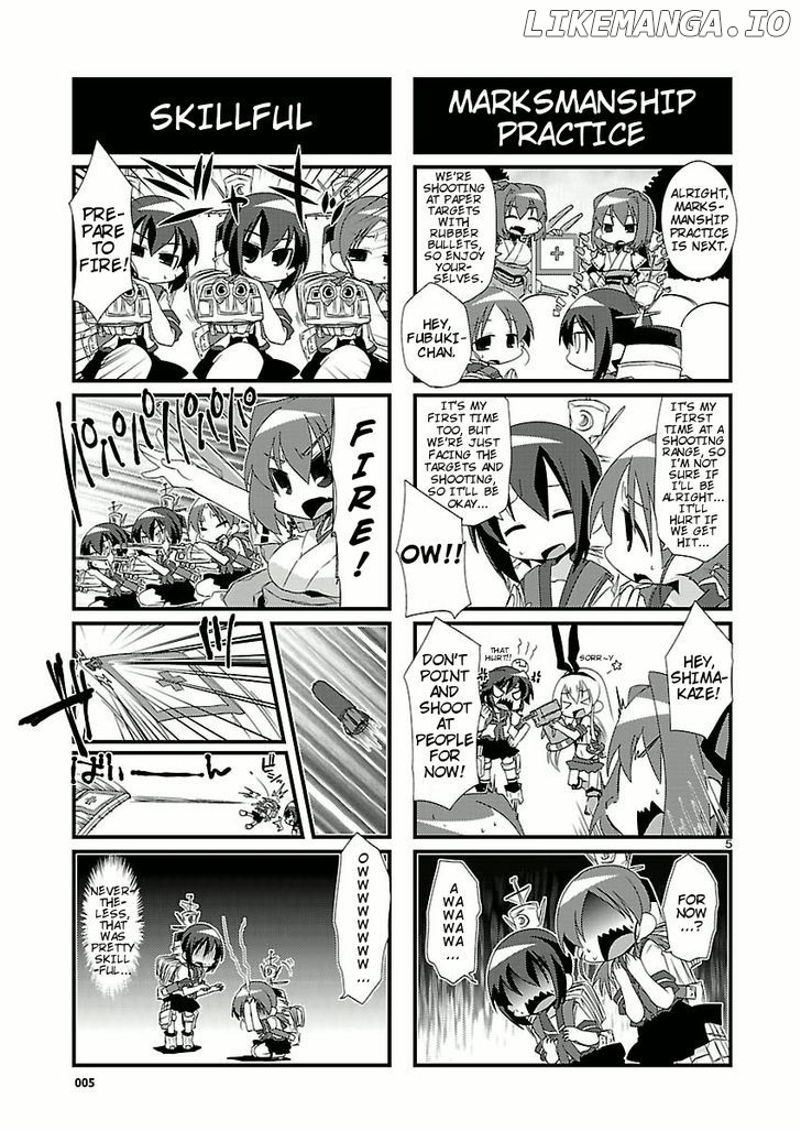 Kantai Collection - Kankore - 4-koma Comic - Fubuki, Ganbarimasu! chapter 2 - page 5