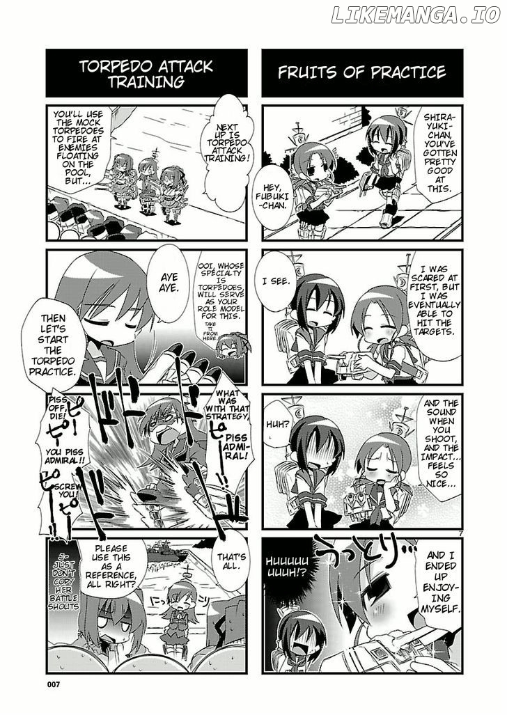 Kantai Collection - Kankore - 4-koma Comic - Fubuki, Ganbarimasu! chapter 2 - page 7
