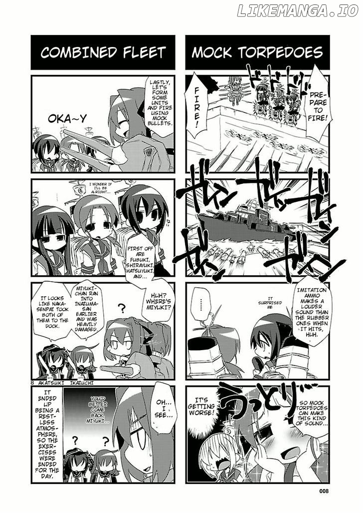 Kantai Collection - Kankore - 4-koma Comic - Fubuki, Ganbarimasu! chapter 2 - page 8
