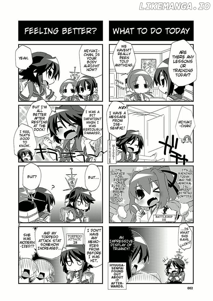 Kantai Collection - Kankore - 4-koma Comic - Fubuki, Ganbarimasu! chapter 3 - page 2