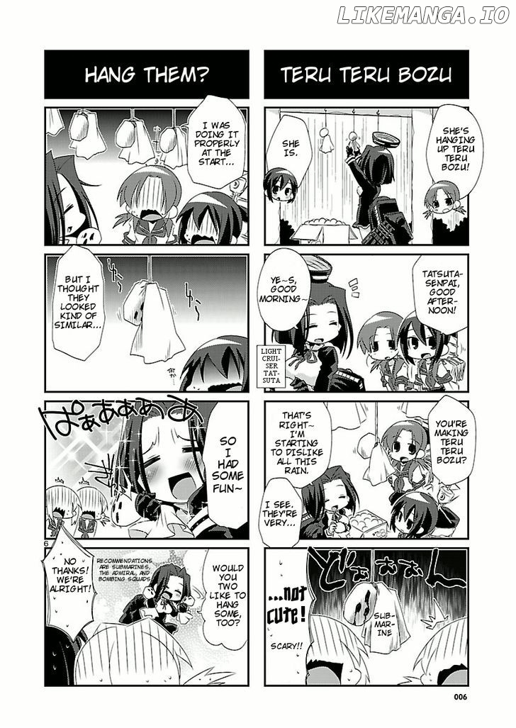 Kantai Collection - Kankore - 4-koma Comic - Fubuki, Ganbarimasu! chapter 3 - page 6