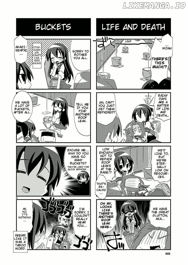 Kantai Collection - Kankore - 4-koma Comic - Fubuki, Ganbarimasu! chapter 3 - page 8