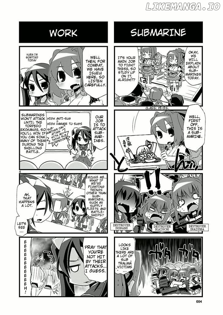 Kantai Collection - Kankore - 4-koma Comic - Fubuki, Ganbarimasu! chapter 4 - page 4