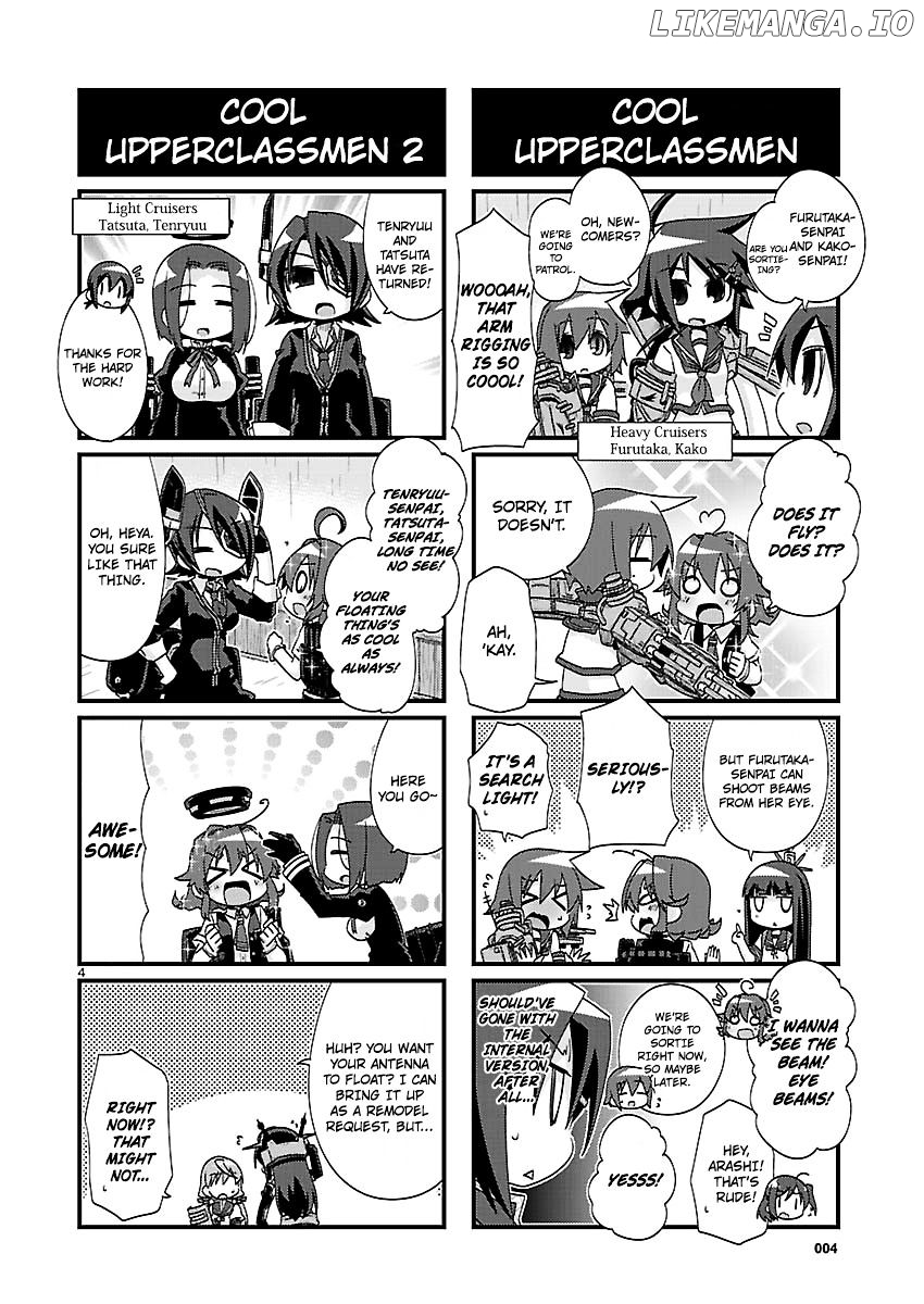 Kantai Collection - Kankore - 4-koma Comic - Fubuki, Ganbarimasu! chapter 122 - page 4