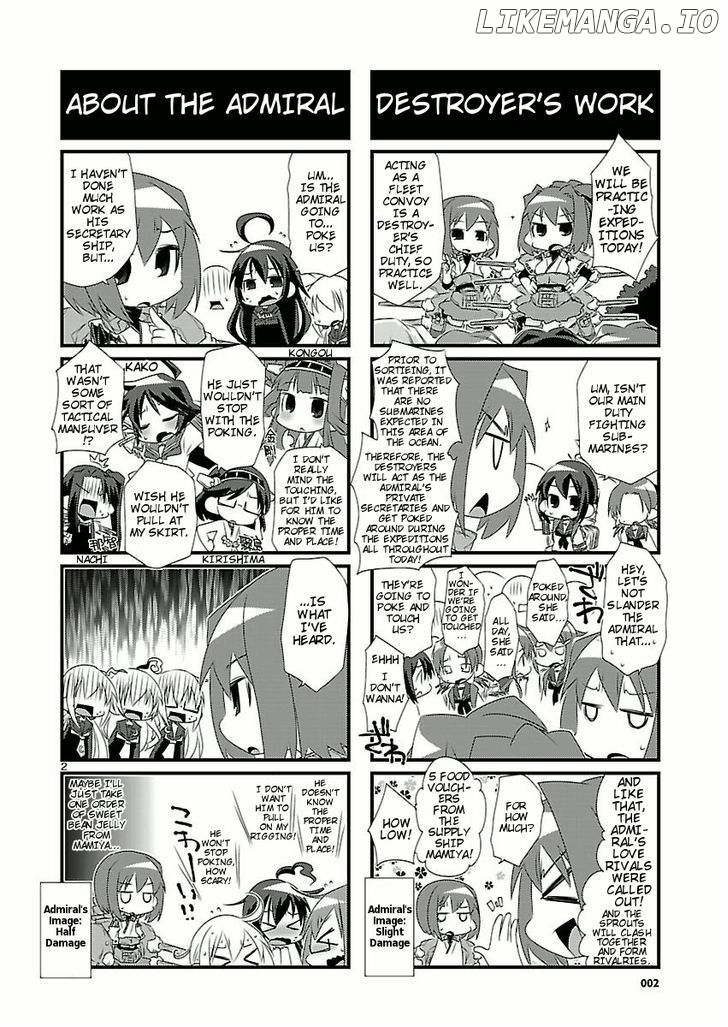 Kantai Collection - Kankore - 4-koma Comic - Fubuki, Ganbarimasu! chapter 6 - page 2