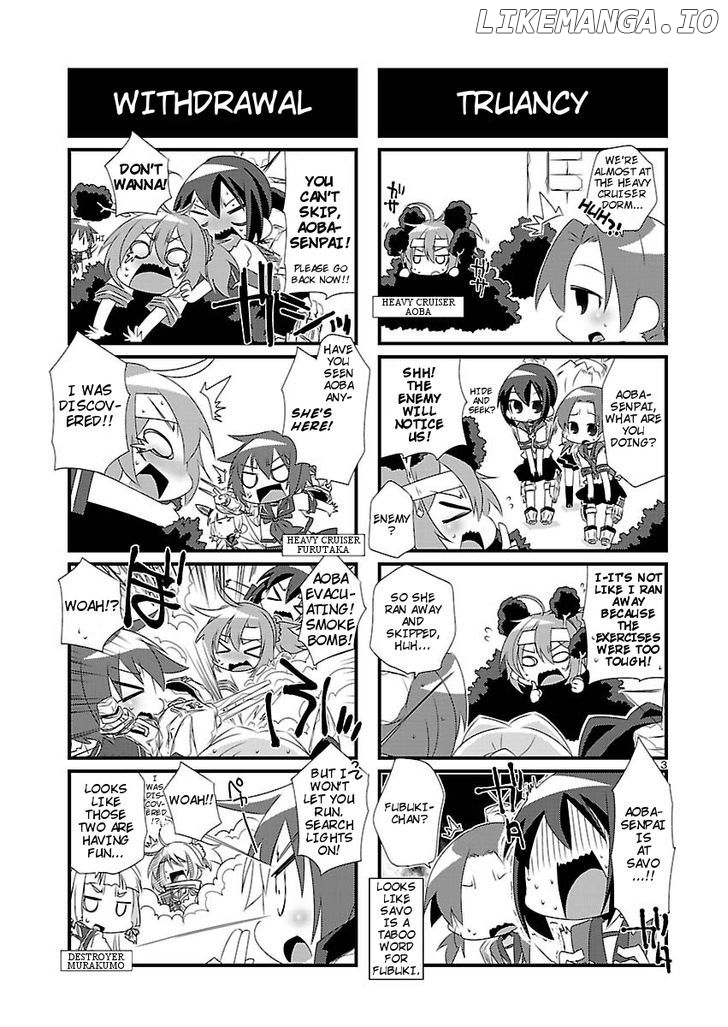 Kantai Collection - Kankore - 4-koma Comic - Fubuki, Ganbarimasu! chapter 7 - page 3