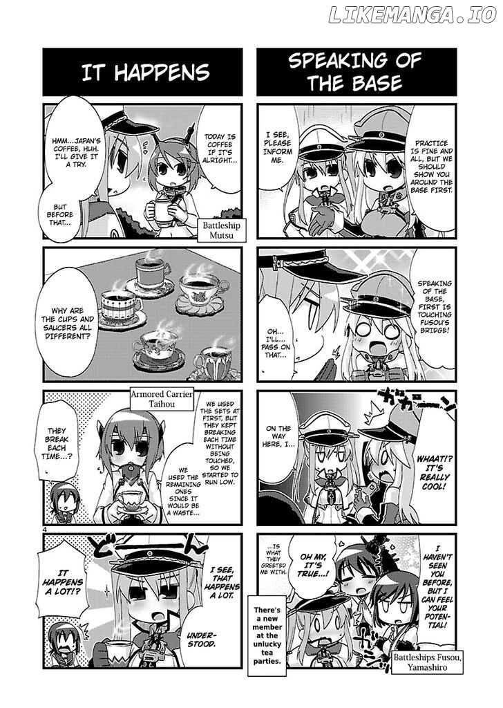 Kantai Collection - Kankore - 4-koma Comic - Fubuki, Ganbarimasu! chapter 123 - page 4