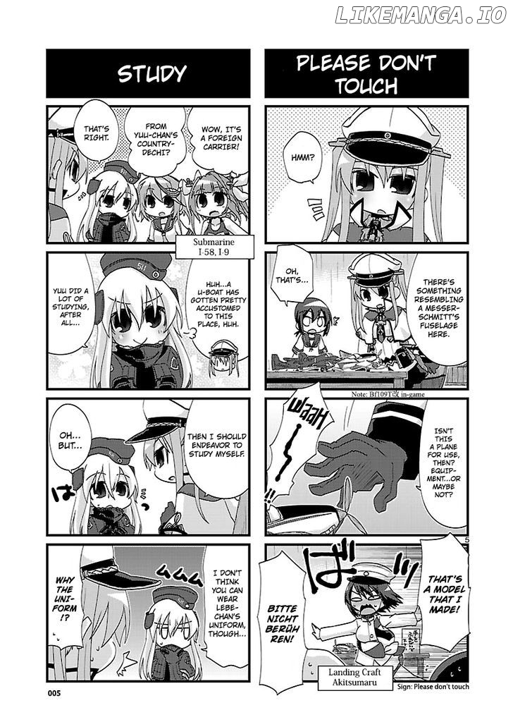 Kantai Collection - Kankore - 4-koma Comic - Fubuki, Ganbarimasu! chapter 123 - page 5
