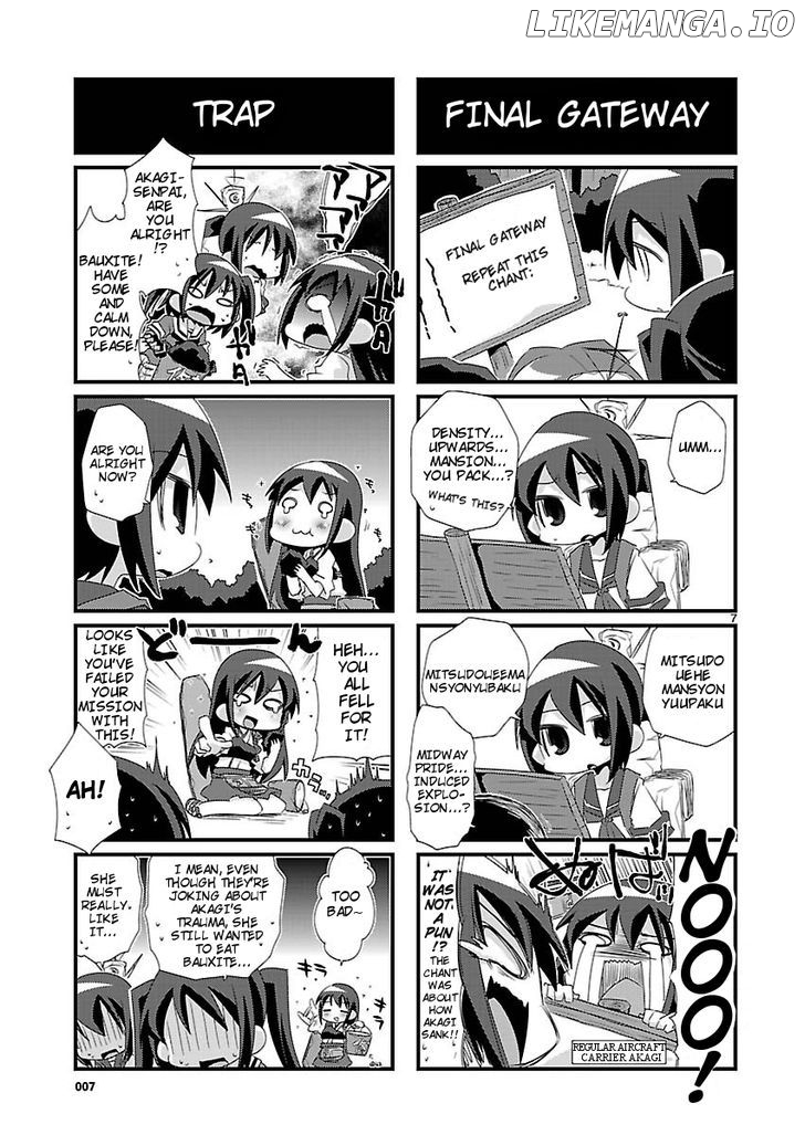 Kantai Collection - Kankore - 4-koma Comic - Fubuki, Ganbarimasu! chapter 8 - page 7