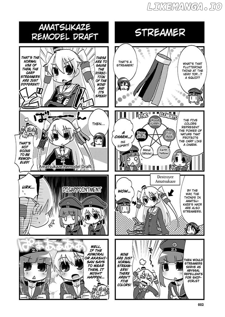 Kantai Collection - Kankore - 4-koma Comic - Fubuki, Ganbarimasu! chapter 124 - page 2